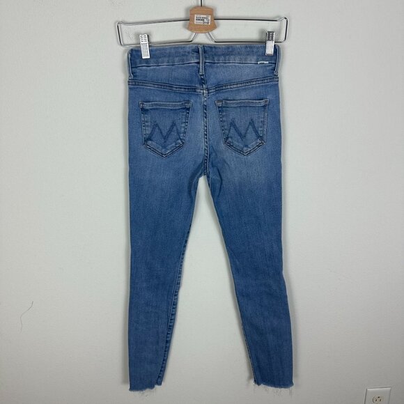 Mother High Waisted Looker Ankle Fray Hey Sun 25 Boho Casual Stretch Minimalist - Picture 8 of 13